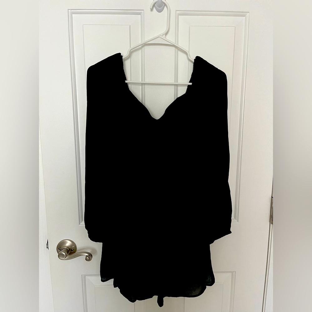 New with tags Abercrombie & Fitch black long sleeve mini dress